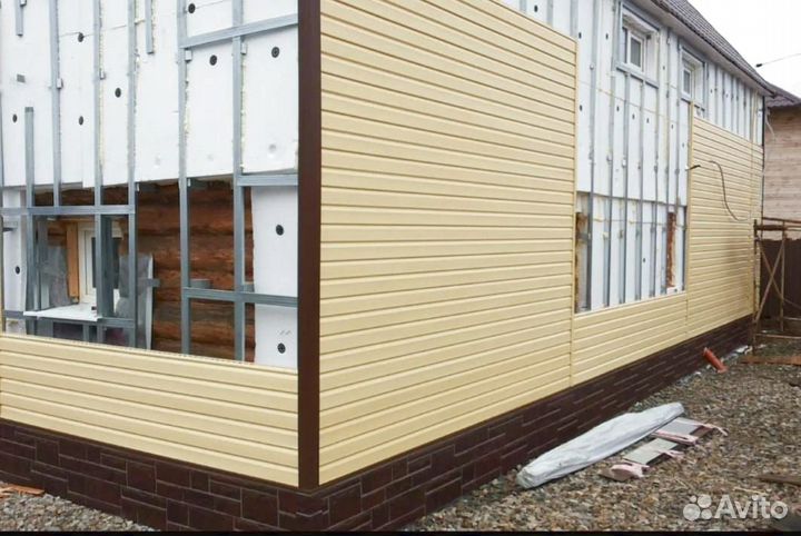 Фасад дома из сайдинга