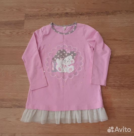 Футболки и туника для девочки 110р