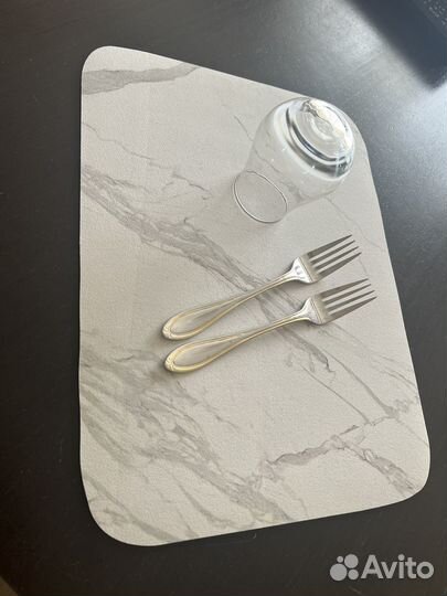 Коврик для сушки посуды диатомитовый впитывающий