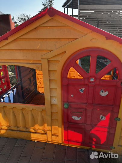 Детский домик для дачи пластиковый