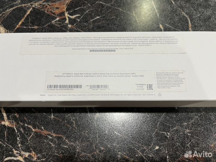 Часы apple watch 3 42mm