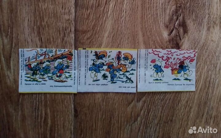 Вкладыши от жевачек СССР Разные