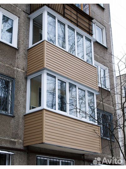 Остекление балконов/ установка окон/ террасы