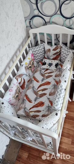 Комплект бортиков в кроватку