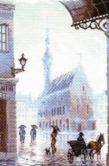 Новая канва для вышивания крестом - Старый город