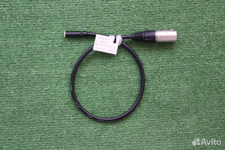 Переходники XLR-Jack 3.5 Canare, Япония