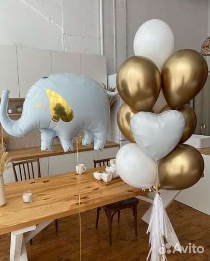 Гелиевые воздушные шары на выписку из роддома