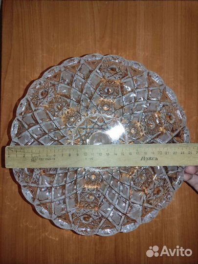 Хрустальное блюдо
