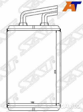 Радиатор отопителя салона hyundai coupe