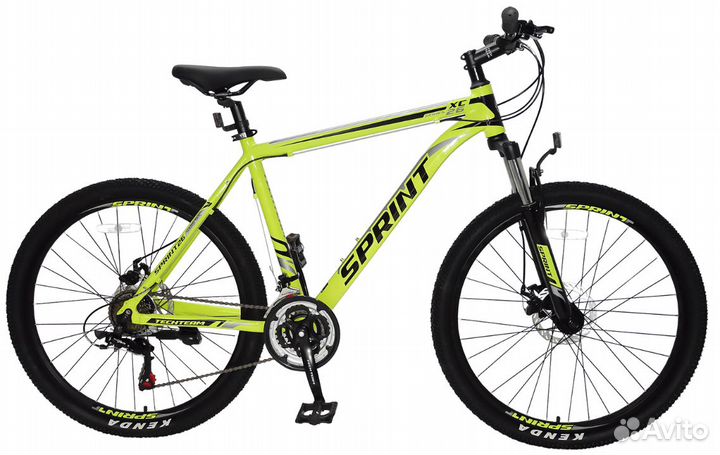 Велосипед 26д TechTeam Sprint зеленый