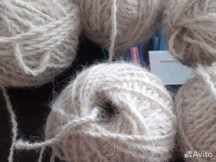 Пряжа и пуха аляскинского маламута