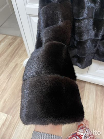 Шуба норковая 42 44 поперечка