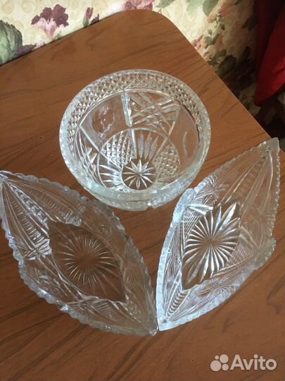 Вазы хрусталь СССР