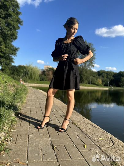 Платье черное mango