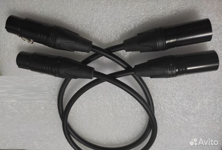 Коммутация балансная Canare XLR-XLR 0.5m