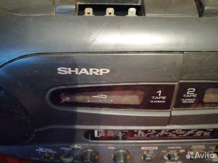 Кассетный магнитофон sharp