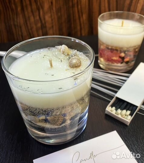 Ароматическая свеча ручной работы