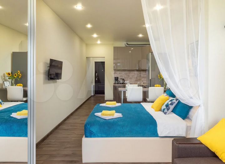 1-к. квартира, 45 м², 10/18 эт.