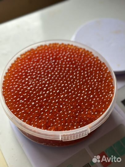 Красная икра кета
