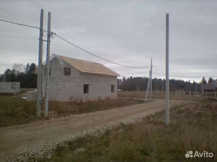 Установка столба для электричества
