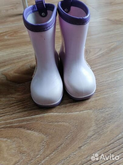 Резиновые сапожки для девочки