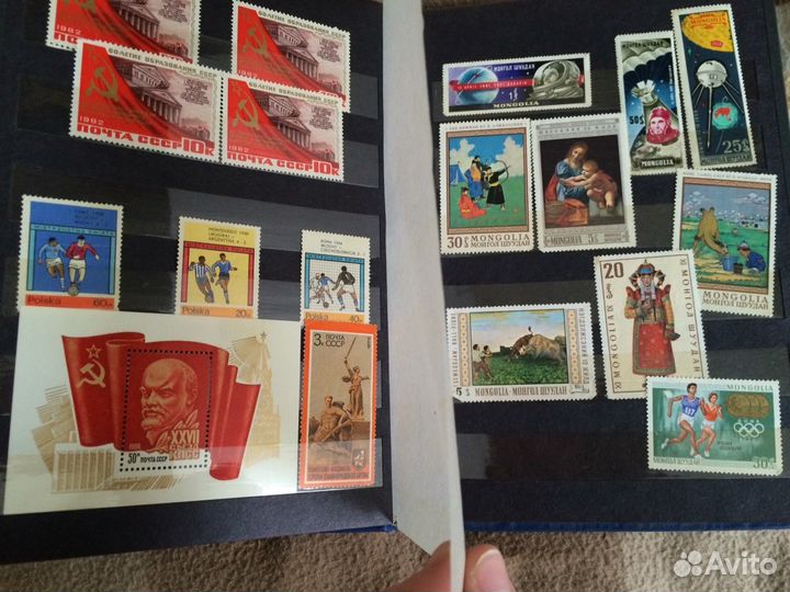 Альбом марок без печатей