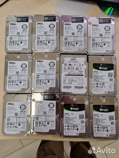 Жесткие диски sas серверные 15к dell exos 15e900