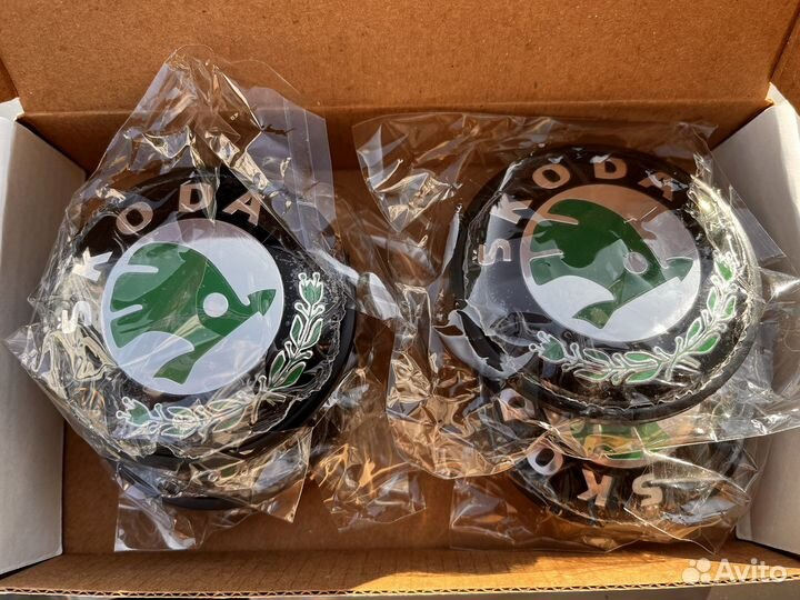 Колпачки на литые диски skoda