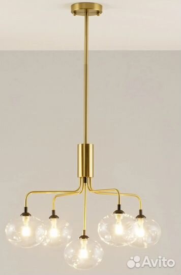 Подвесная люстра Moderli V2191-P Santa 5*G9*60W