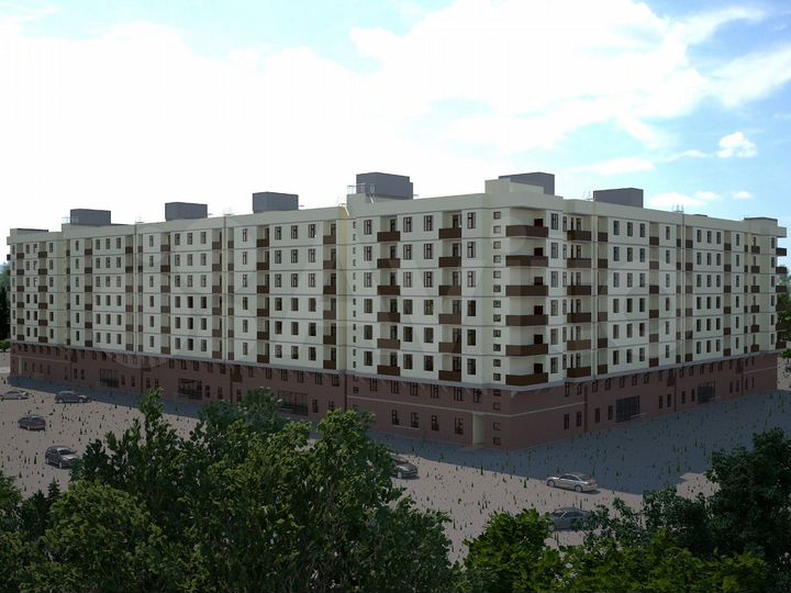 2-к. апартаменты, 76 м², 6/12 эт.