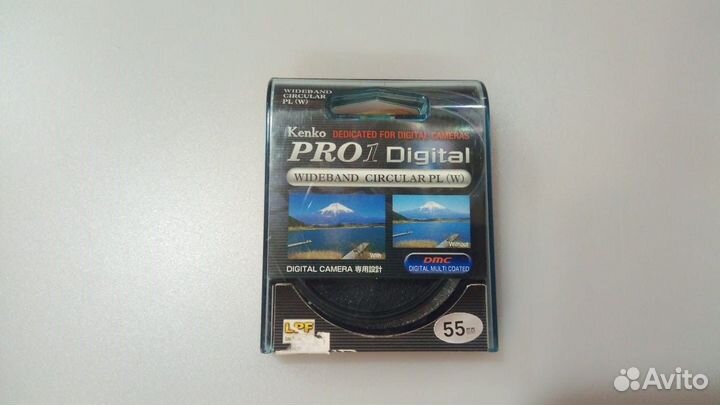Поляризационный фильтр kenko 55мм PRO 1D CPL W