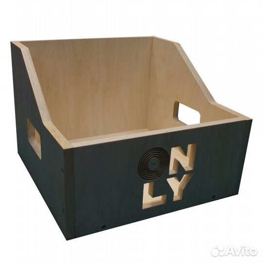 Ящик для хранения 100 виниловых пластинок V.only