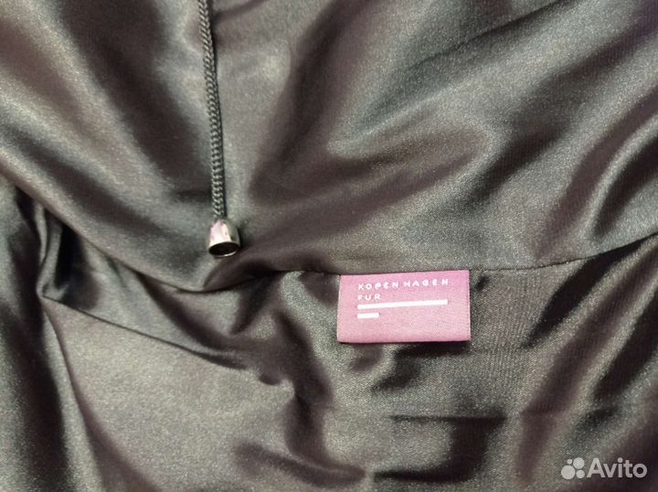 Шуба норковая с капюшоном