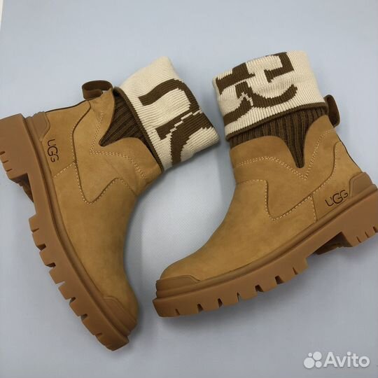 Женские ugg ботинки martin + 4 расцветки