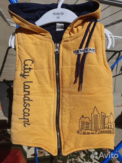 Жилетка для мальчика 86 92