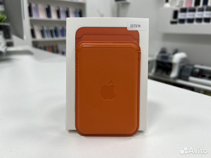 Чехoл Арplе Lеаthеr Wаllеt MаgSafе Kaртхoлдеp