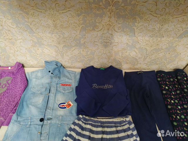 Одежда для девочки 4-6 лет пакетом