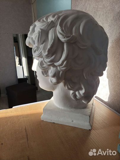 Бюст гипсовая голова Антиноя