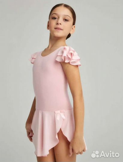 Купальник для гимнастики с юбкой