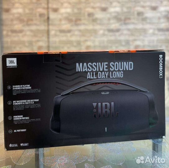 Колонка JBL Boombox 3 Black оригинал, новая