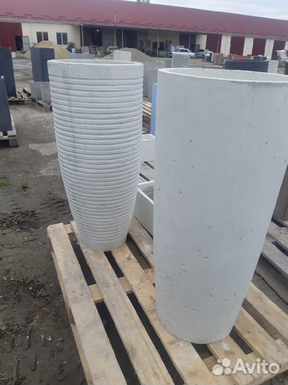 Кашпо из бетона в наличии и под заказ