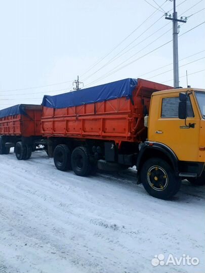 Камаз Сельхозник с прицепом высокие борта
