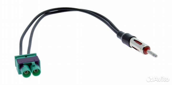 ISO для штатной антенны Audi,VW сдвоенный