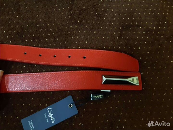 Новый ремень из нат.кожи 105 см