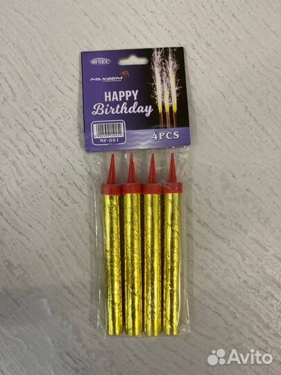 Фонтан свеча для торта / 12 см