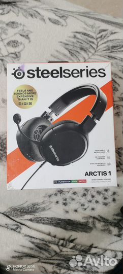 Игровые наушники steelseries arctis 1