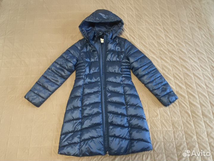 Куртка длинная зимняя на девочку 146 размер