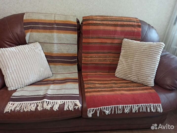 Пледы на мягкую мебель 2 комплекта