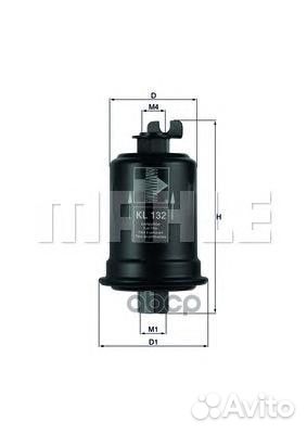 Фильтр топливный knecht KL132 Mahle/Knecht