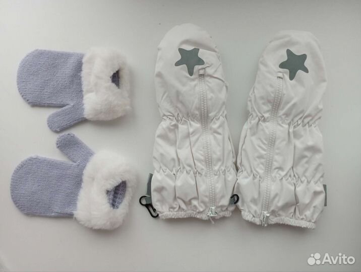 Варежки и краги для девочки